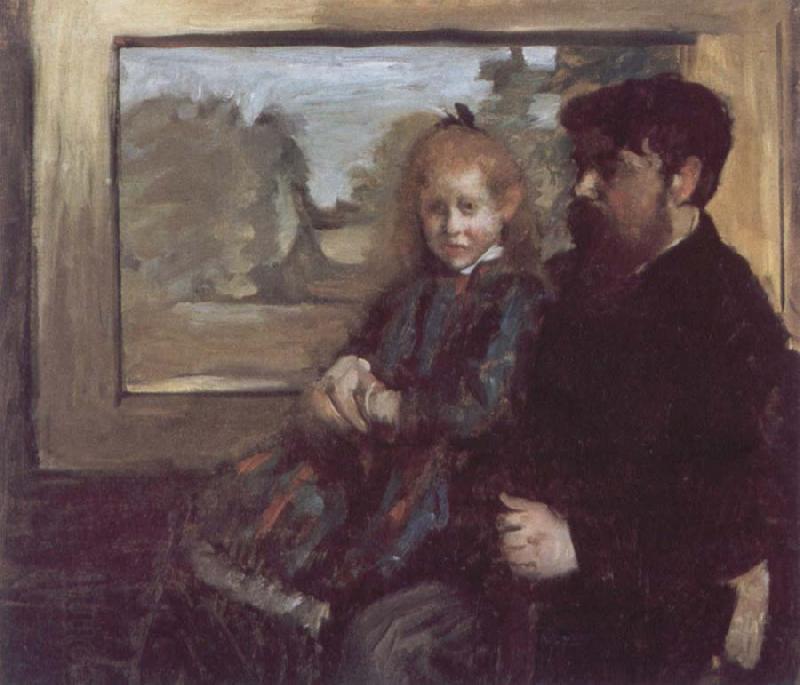 Edouard Manet Helene Rouart on her Father-s Knee oil painting picture